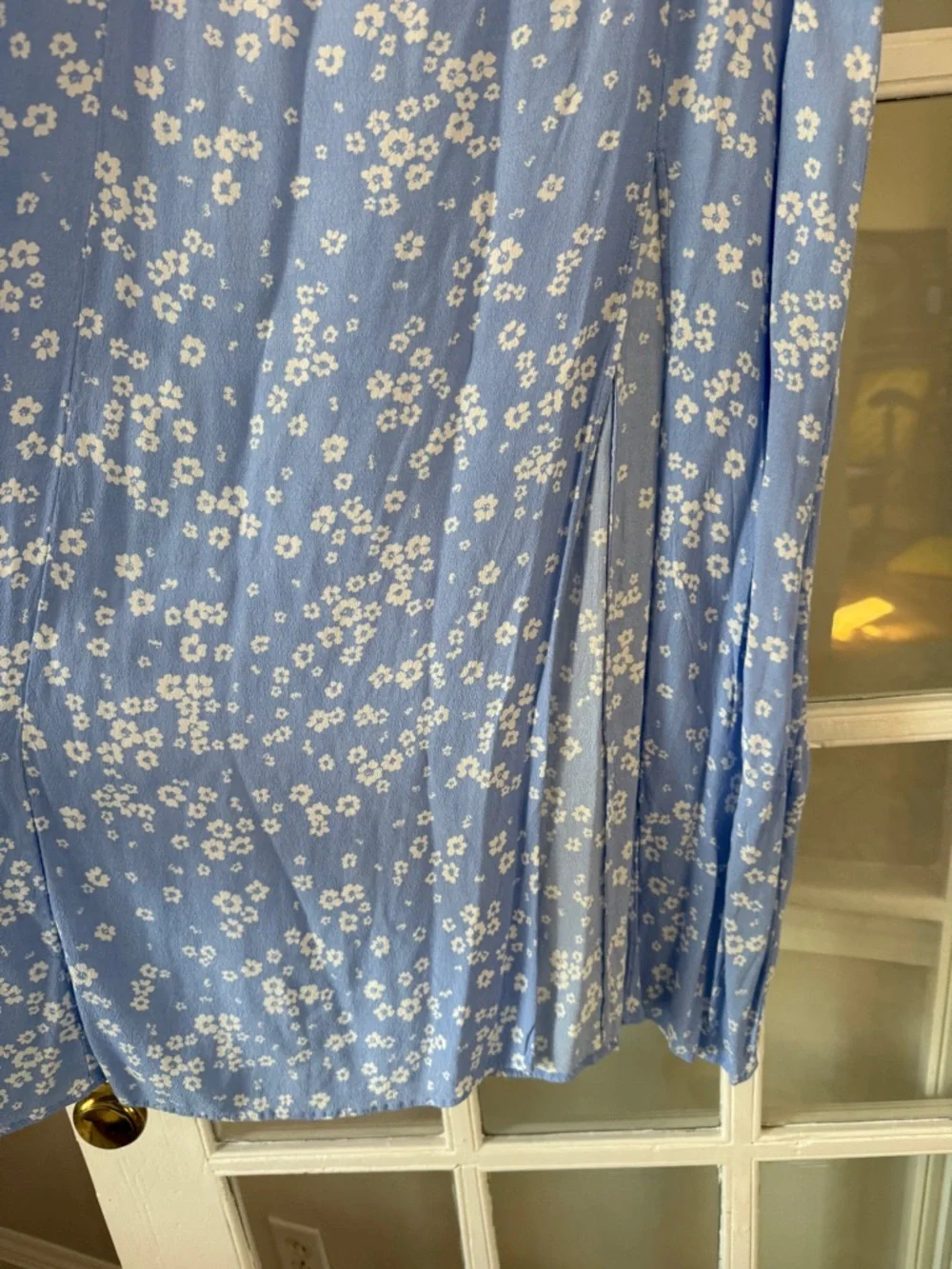 & Other Stories Blue Floral Midi Skirt - Picture 2 of 7